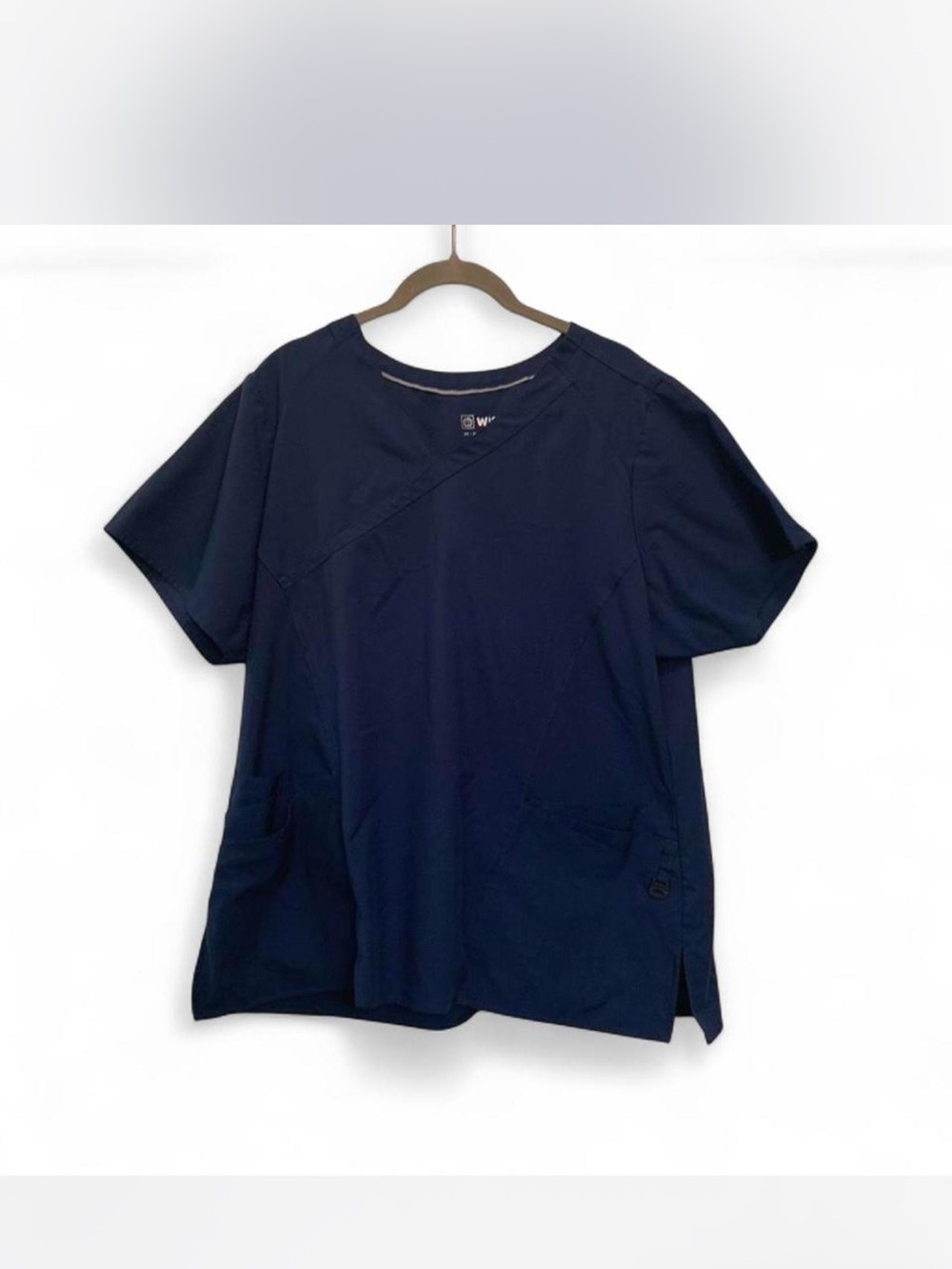 Womens blue scrub top size XL by W123